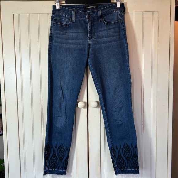 Liverpool - the Ankle Skinny Jeans Sz 4/27 EUC - Picture 2 of 12